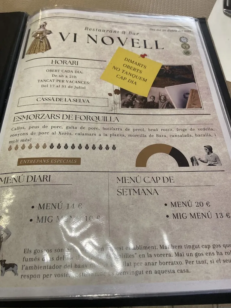 Menu_Restaurant Vi Novell_Cassà de la Selva_immagine_3