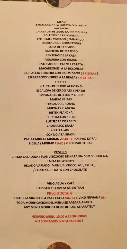 Menu_Restaurant Rio de Oro_Calonge_image_1