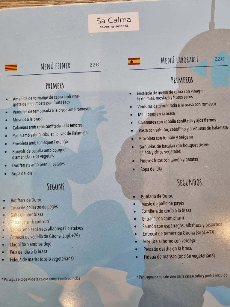 Menu_Sa Calma, Taverna Selecta_Calonge_immagine_1