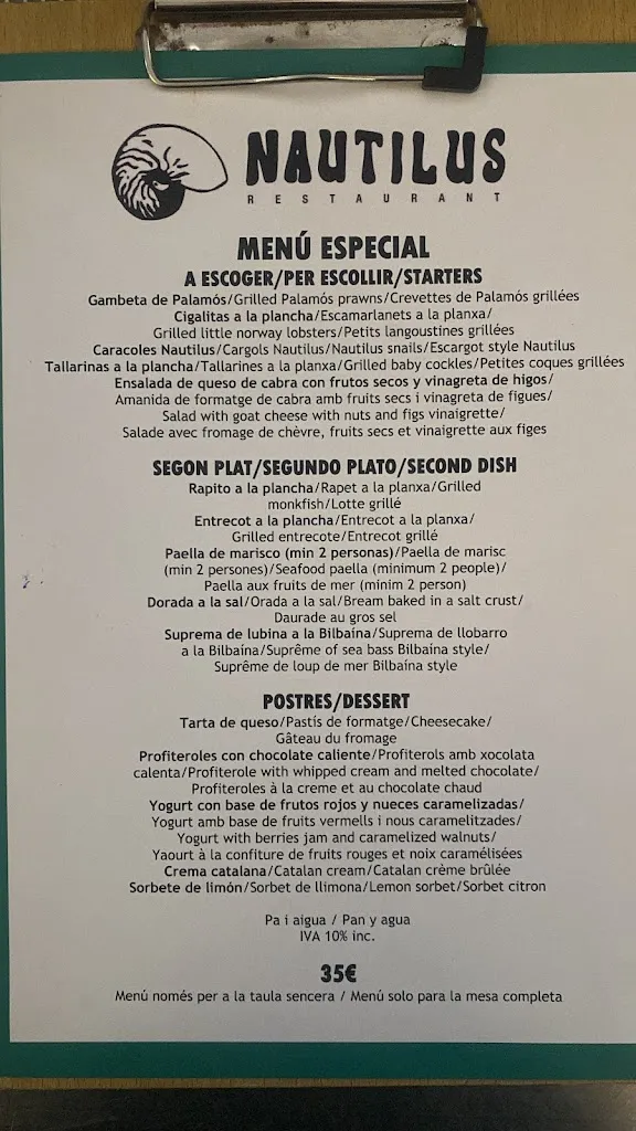Menu_Restaurant Nautilus_Calonge_image_1