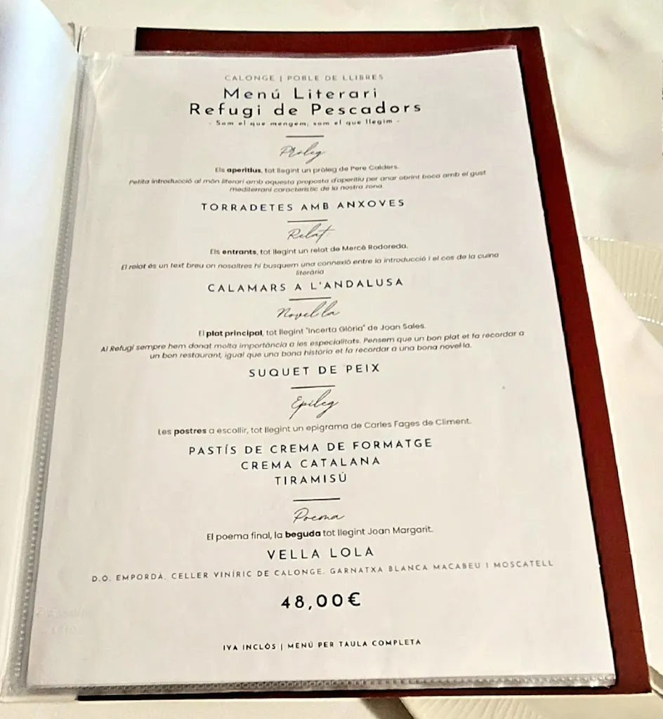 Menu_Restaurant Refugi de Pescadors_Calonge_image_2