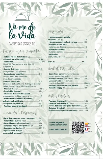 Menu_No me da la Vida._Calonge_immagine_1