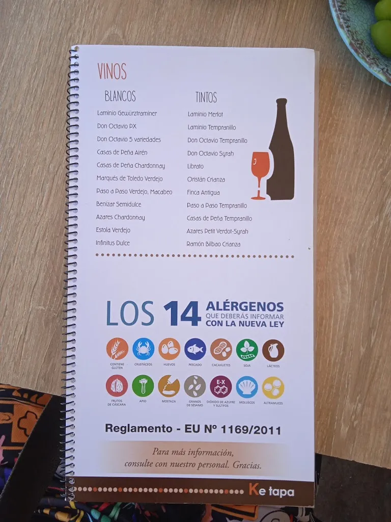 Menü_Ke tapa_Villarrobledo_Bild_2