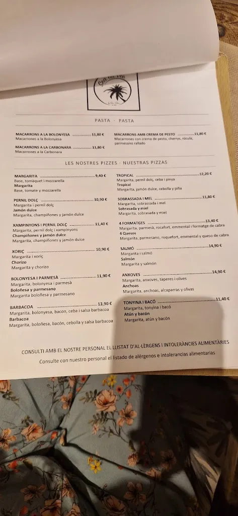 Menu_SEA LA VIE by BocaDolça_Calonge_immagine_1