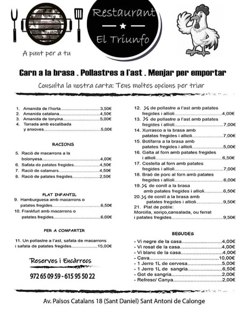 Menu_RESTAURANT EL TRIUNFO_Calonge_image_1