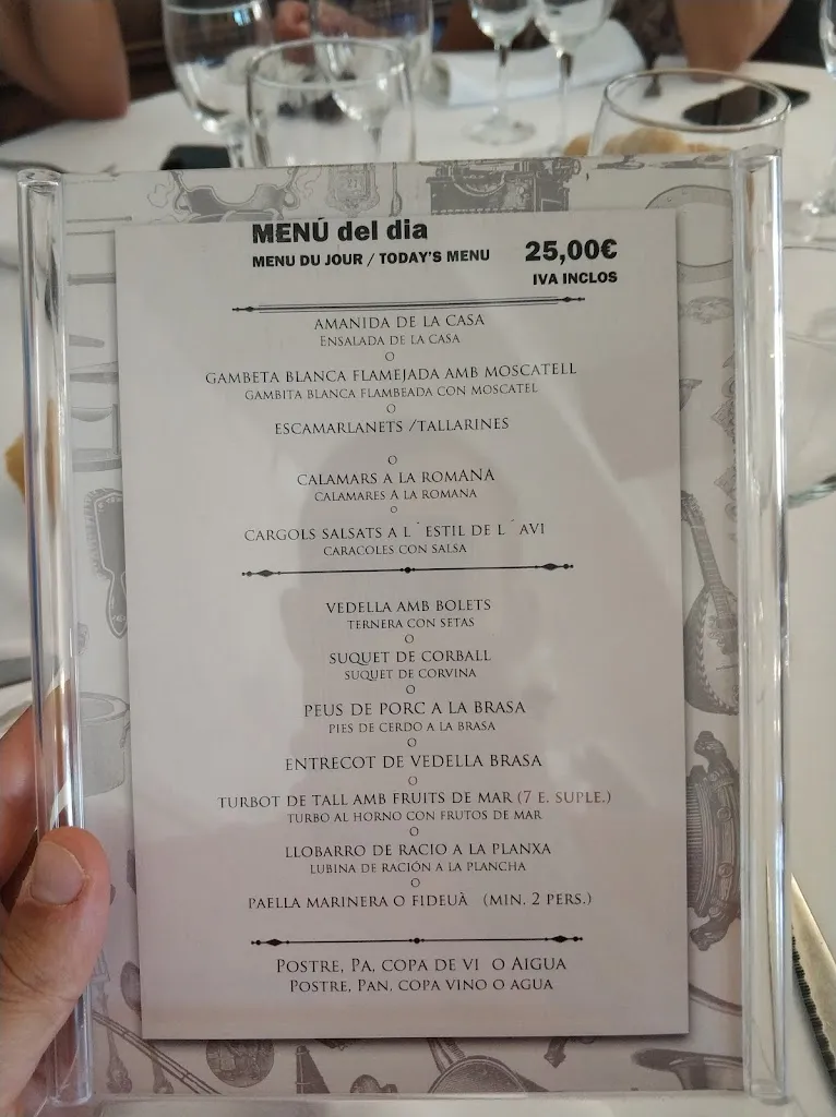 Menu_Hostal Costa Brava_Calonge_image_3