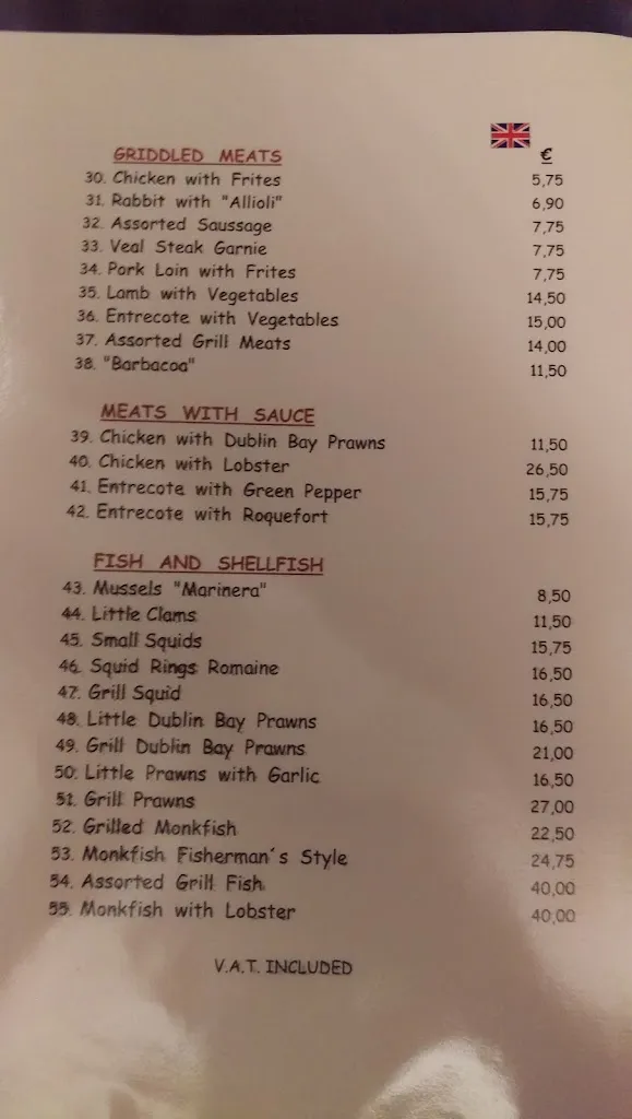 Menu_Hostal Costa Brava_Calonge_image_4