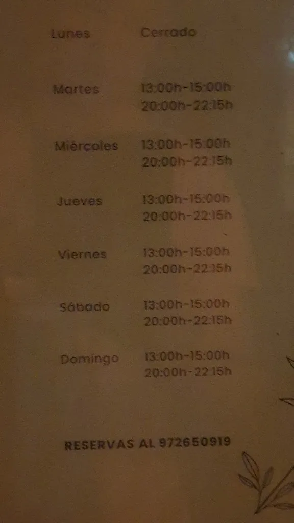 Menu_Samal restaurant Calonge_Calonge_immagine_3