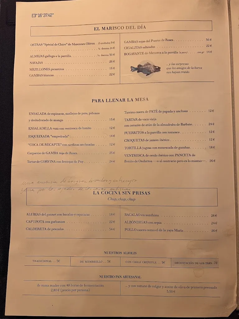 Menu_Restaurante Cadaqués Madrid_Cadaqués_image_3