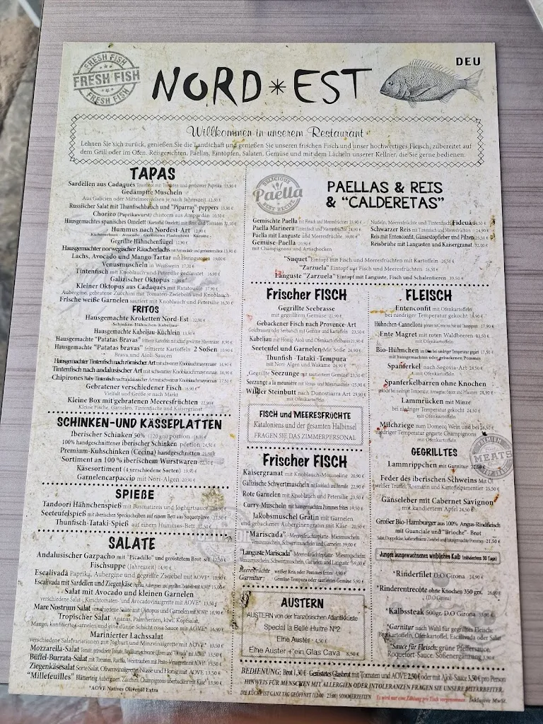 Menu_Restaurant Nord Est_Cadaqués_image_1
