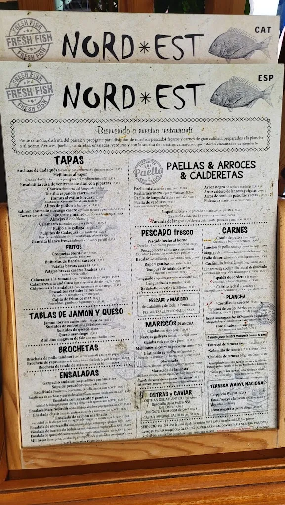 Menu_Restaurant Nord Est_Cadaqués_image_2