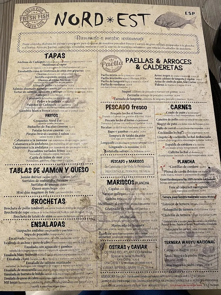 Menu_Restaurant Nord Est_Cadaqués_image_4