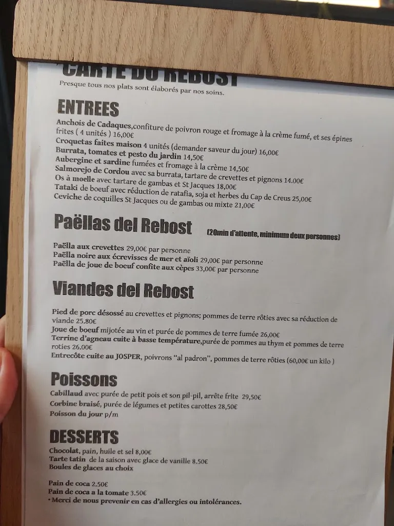 Menu_El Rebost de l’Aniol_Cadaqués_image_3