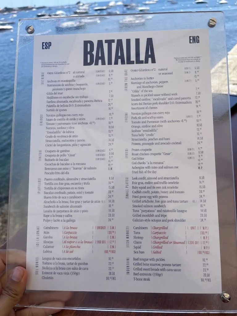 Menu_Batalla Taberna Marinera_Cadaqués_image_2