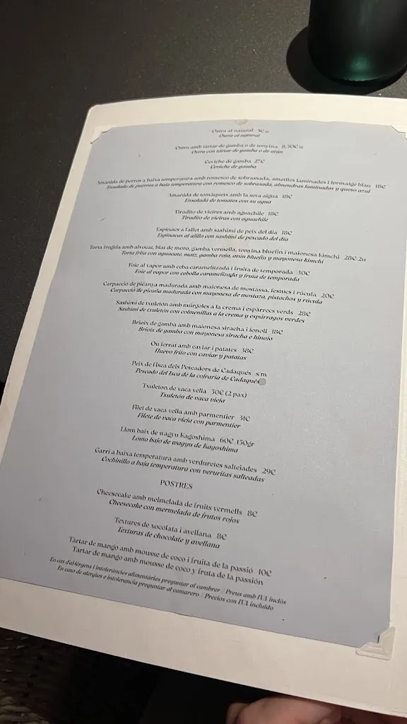 Menu_Restaurant Gula Cadaqués · Cuina Mediterrània i Creativa_Cadaqués_image_4