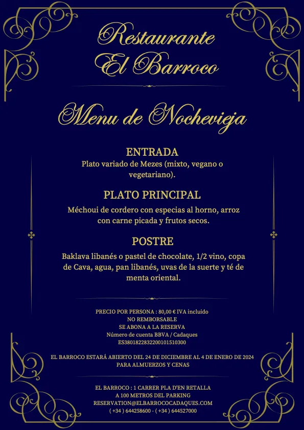 Menu_Restaurant El Barroco_Cadaqués_immagine_1