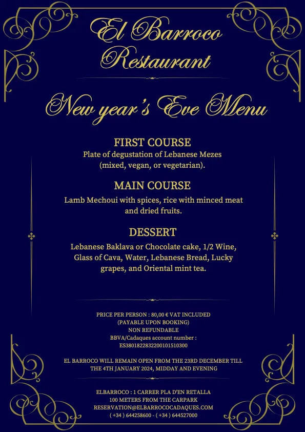 Menu_Restaurant El Barroco_Cadaqués_immagine_2