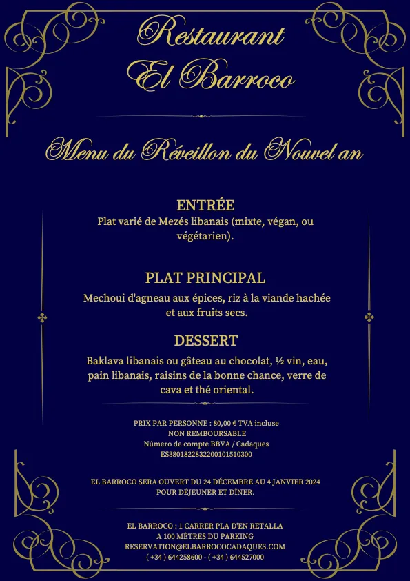 Menu_Restaurant El Barroco_Cadaqués_immagine_3