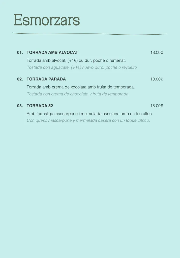 Menü_Parada 52_Cadaqués_Bild_4