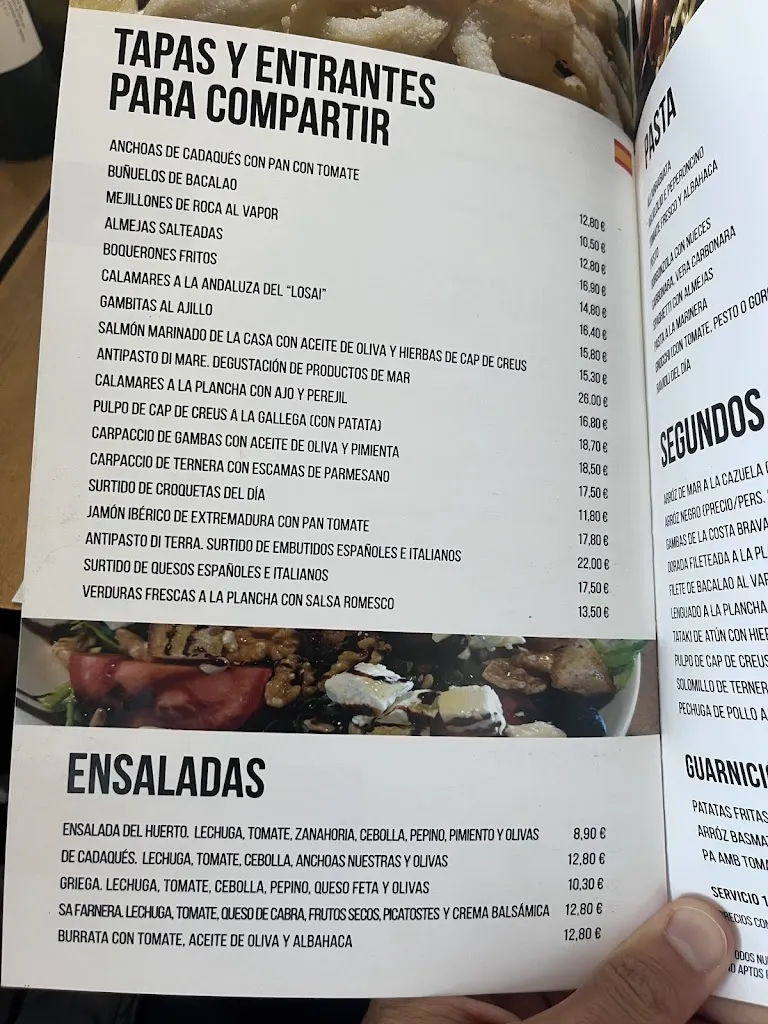 Menu_Restaurant Losai_Cadaqués_image_2