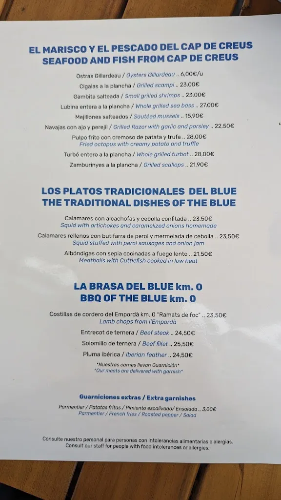 Blue Cadaqués_Cadaqués_menu_image_1