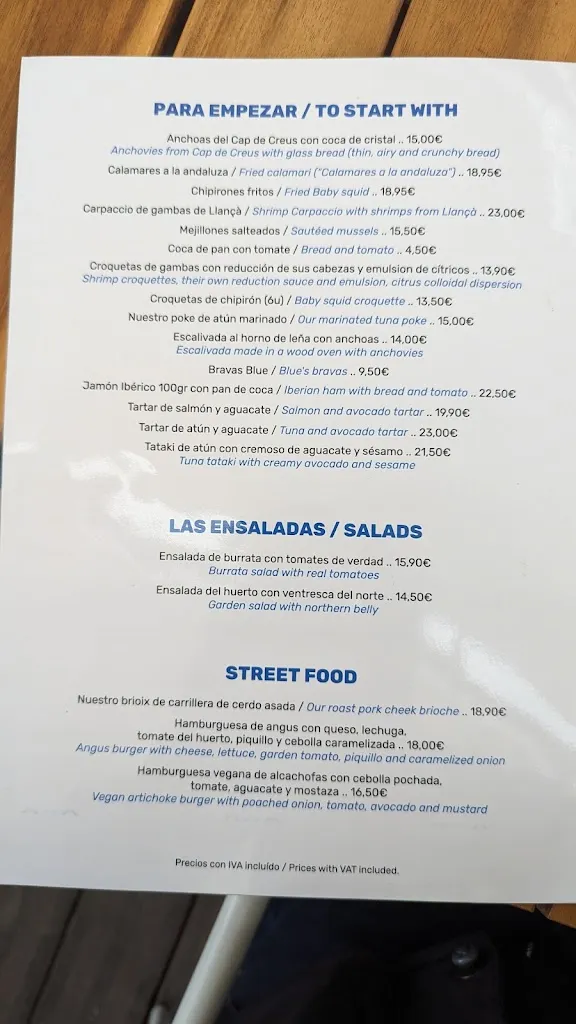 Menu_Blue Cadaqués_Cadaqués_image_2