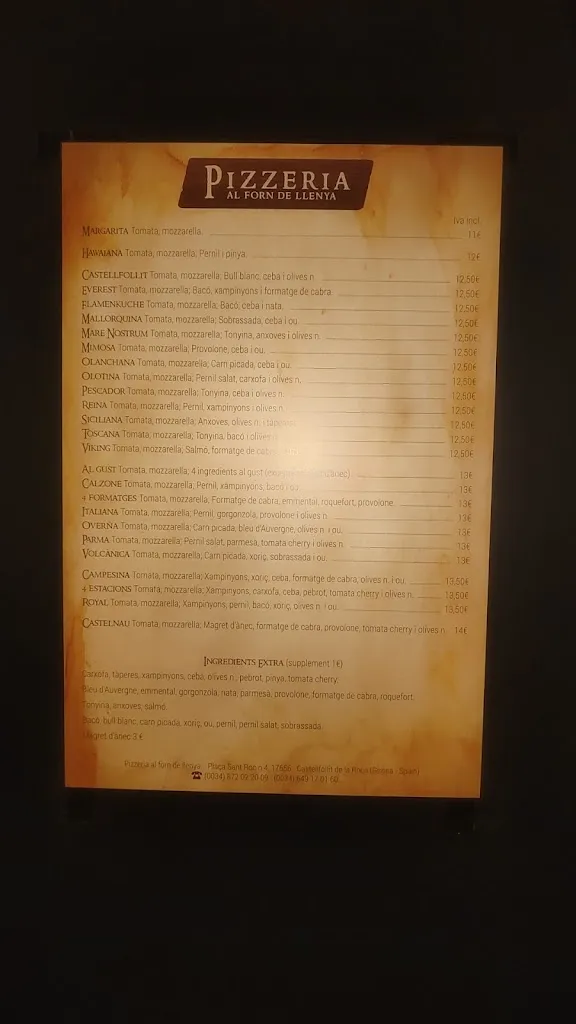 Menu_Pizzeria Al Forn De Llenya_Castellfollit de la Roca_image_3