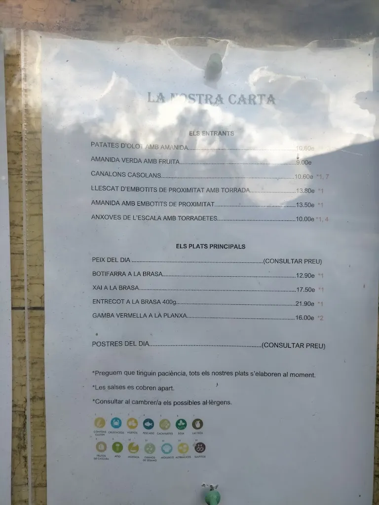 Menu_Cal Sordet Restaurant-Masia_Castellfollit de la Roca_immagine_2