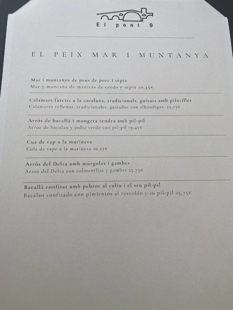 Menu_Restaurant El Pont 9_Camprodon_image_2