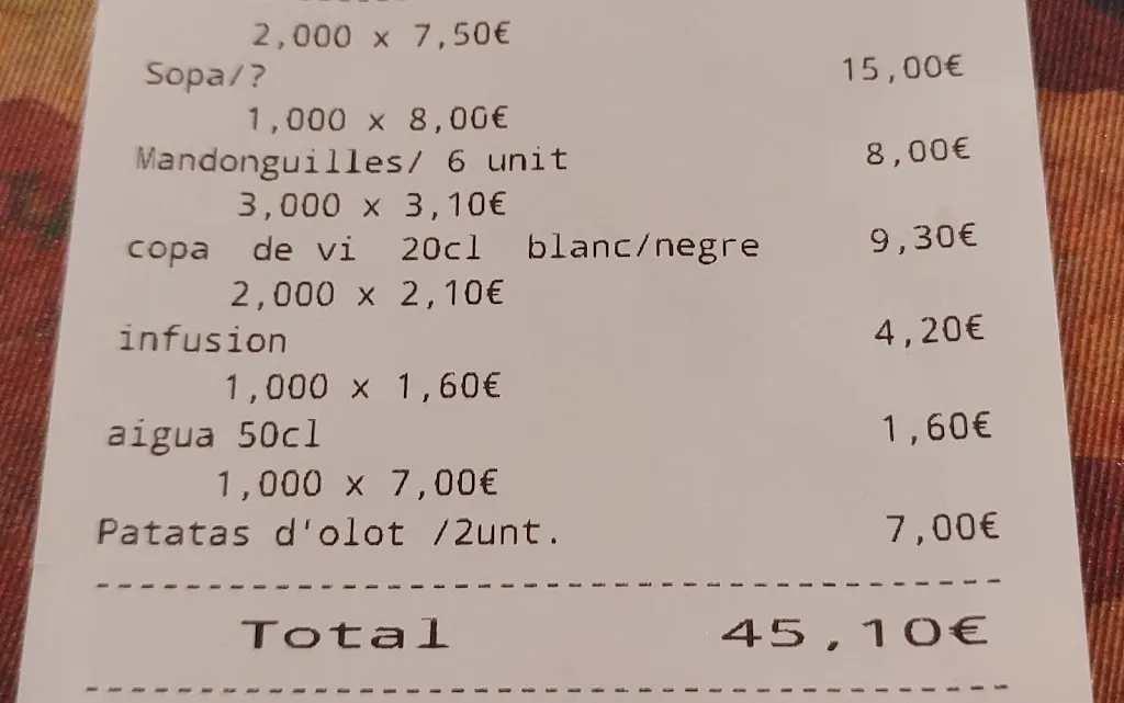 Menu_BISTRÓ LA PARRA RESTAURANT_Camprodon_image_1