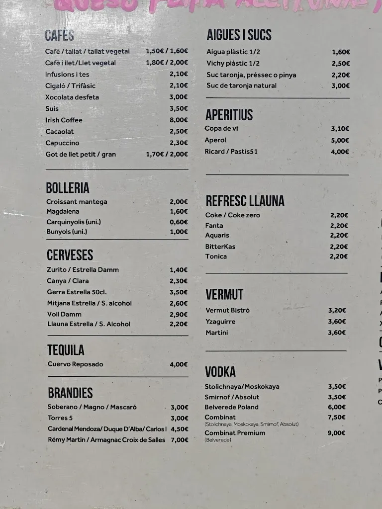 Menu_BISTRÓ LA PARRA RESTAURANT_Camprodon_image_2