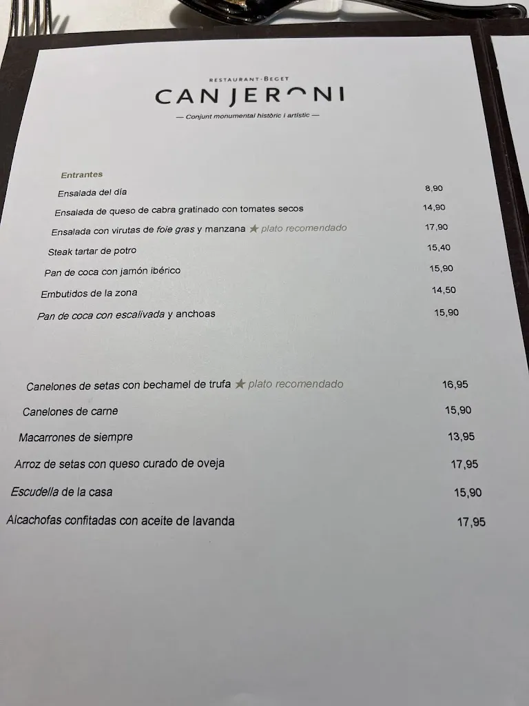 Menu_Restaurant Can Jeroni de Beget_Camprodon_image_4