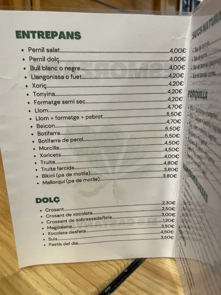 Menu_Bar Restaurant Els Castanyers Camprodon_Camprodon_immagine_2