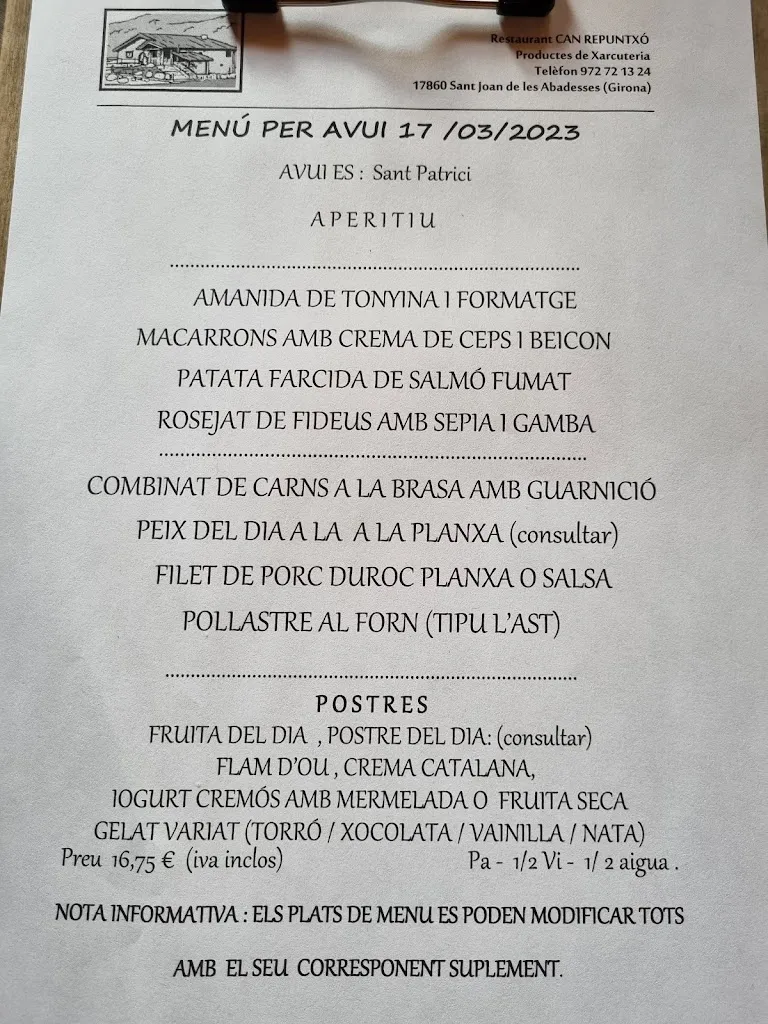 Menu_Restaurant Mas Repuntxó_Camprodon_image_4