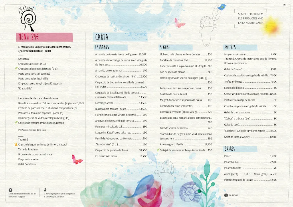 Menu_El Portal de la Gallarda_Castelló dEmpúries_image_2