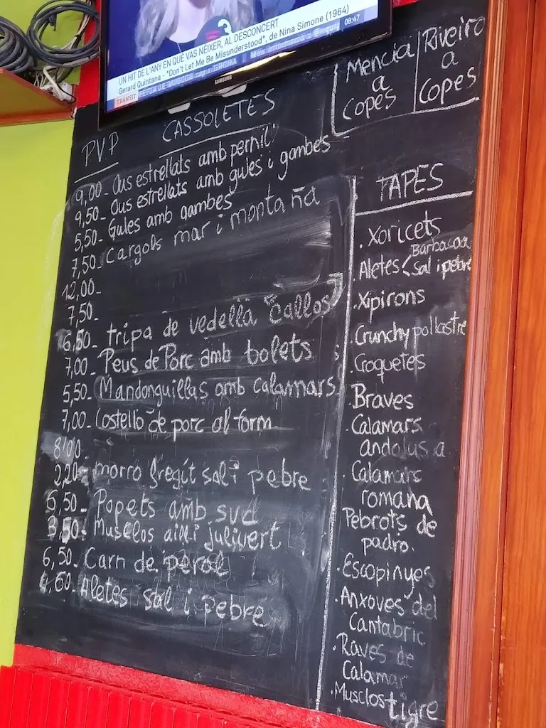 Menu_Bar Salvà_Cellera de Ter La_image_1