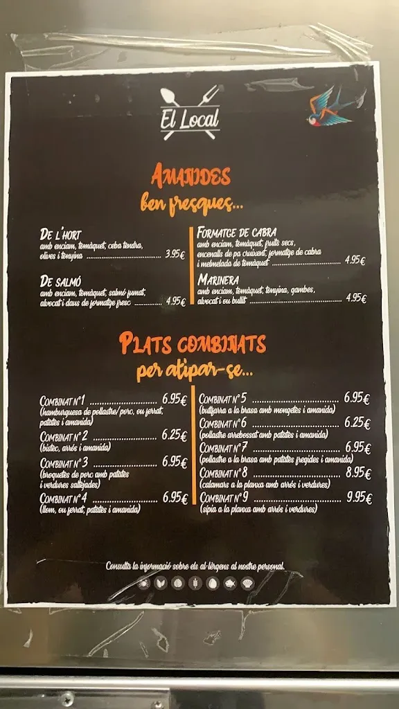 Menu_Bar el Local_Cellera de Ter La_image_3