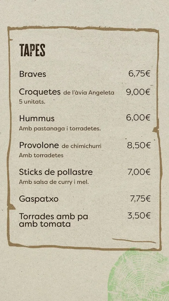 Menu_La Fusteria_Cervià de Ter_image_2