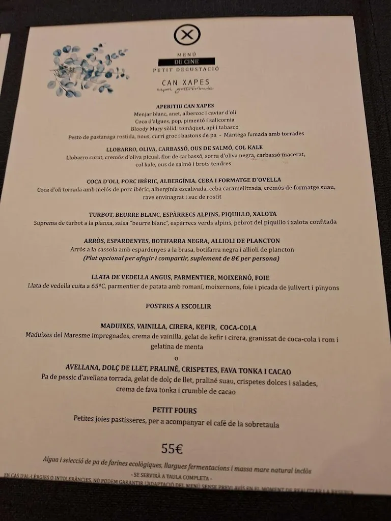 Menu_Can Xapes_Cornellà del Terri_image_4