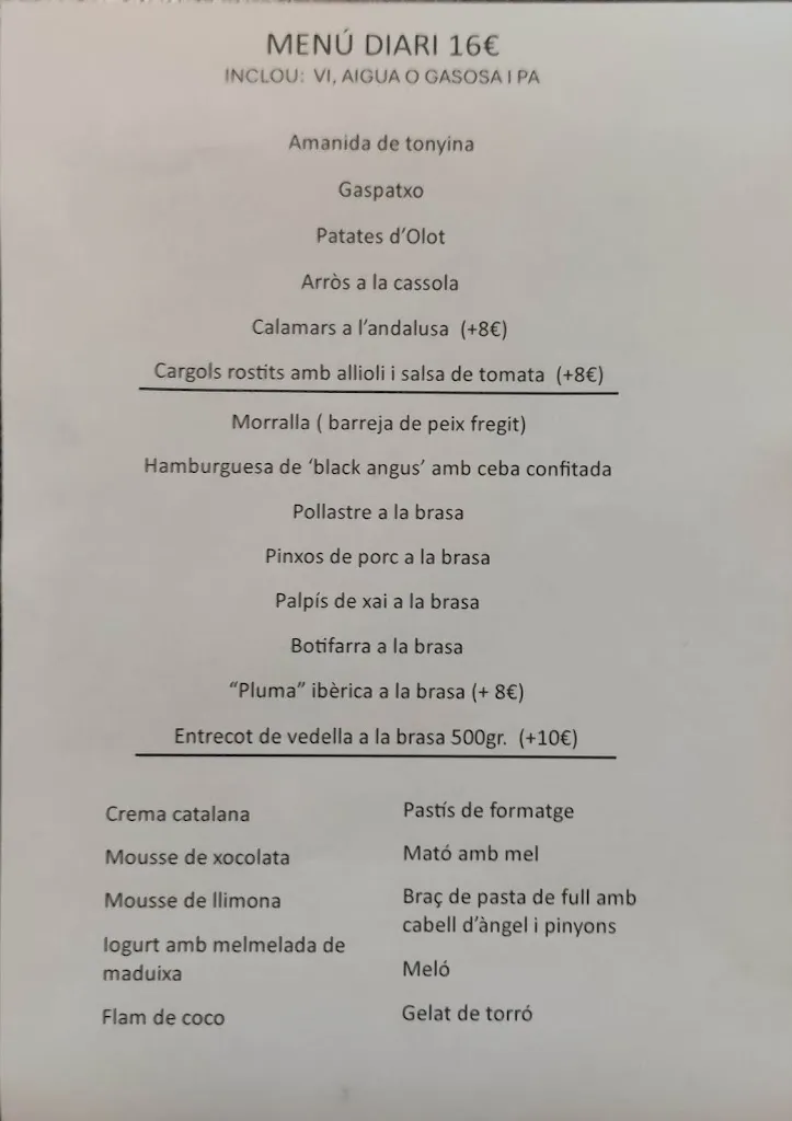 Menu_Restaurant El Xalet_Colomers_image_1