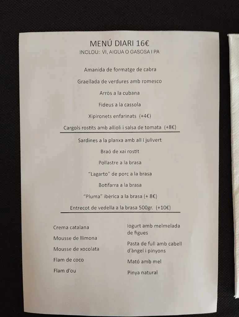 Menu_Restaurant El Xalet_Colomers_image_4