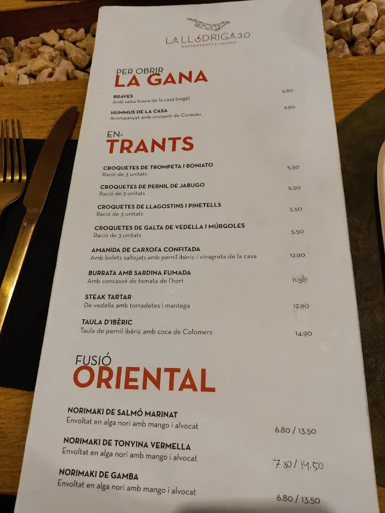 Menu_La Llúdriga 3.0 | Gastrocraft&Lounge_Colomers_image_3