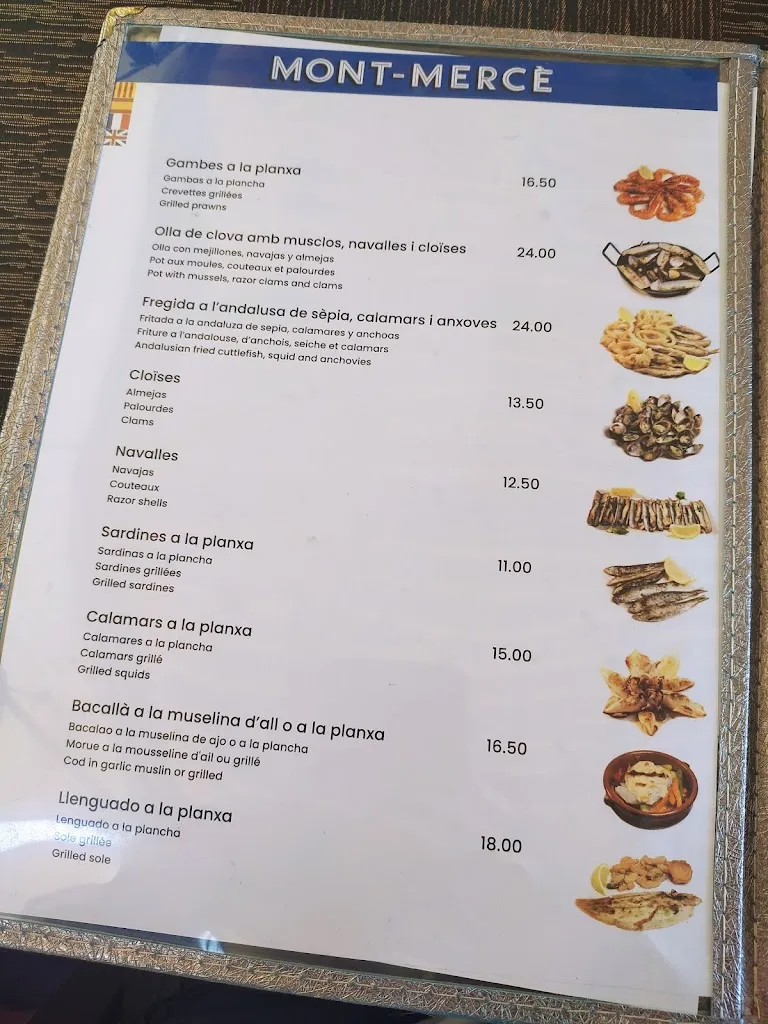 Menu_Hostal Mont-Mercè_Colera_image_2