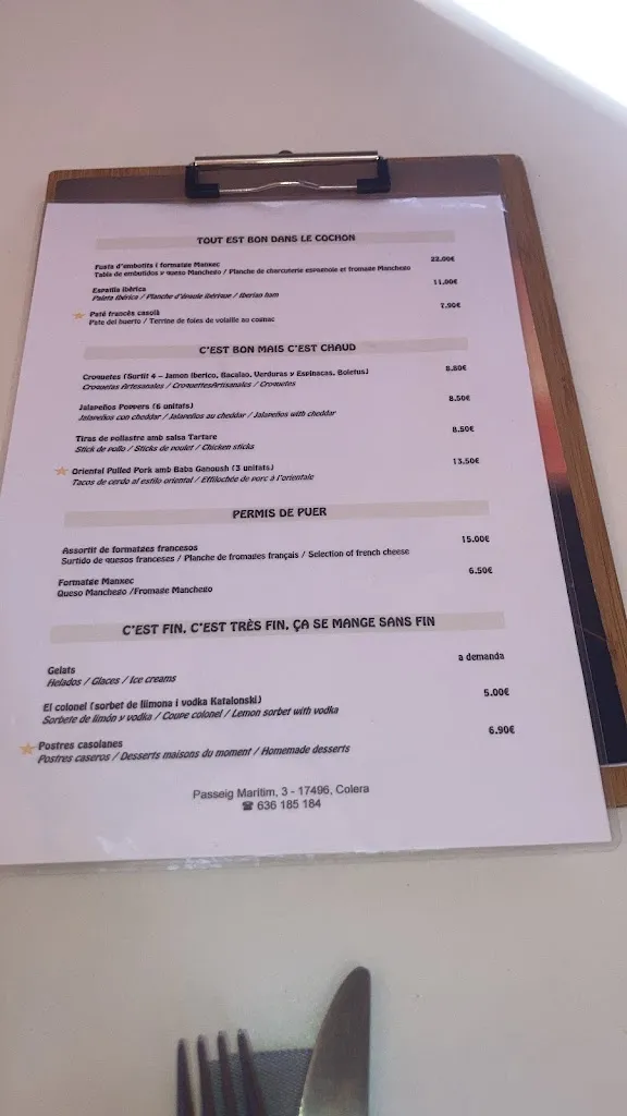 Menu_La Boigdega_Colera_image_4