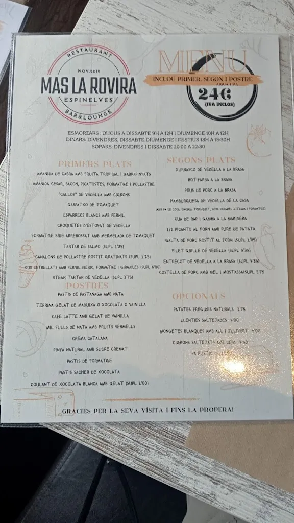 Menu_Mas La Rovira Restaurant_Espinelves_image_1