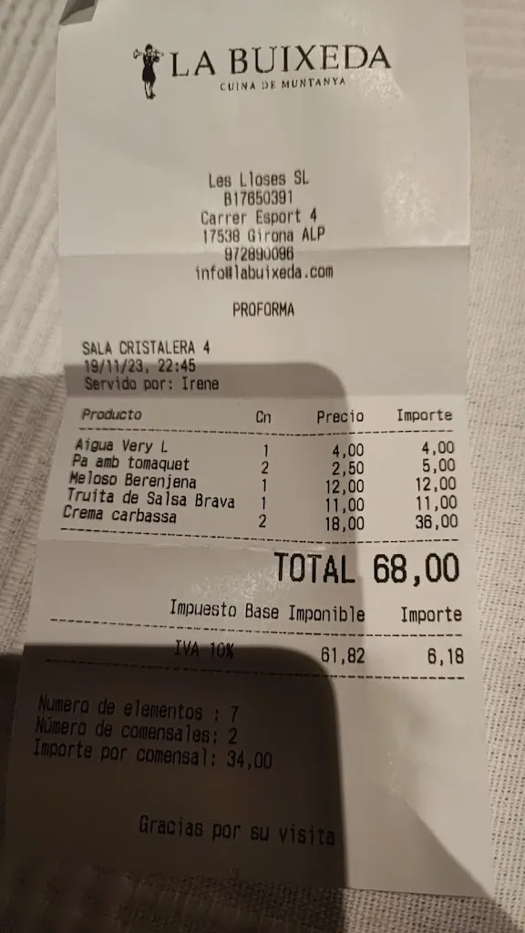 Jannis Knothe_Restaurant La Buixeda_Fontanals de Cerdanya_review