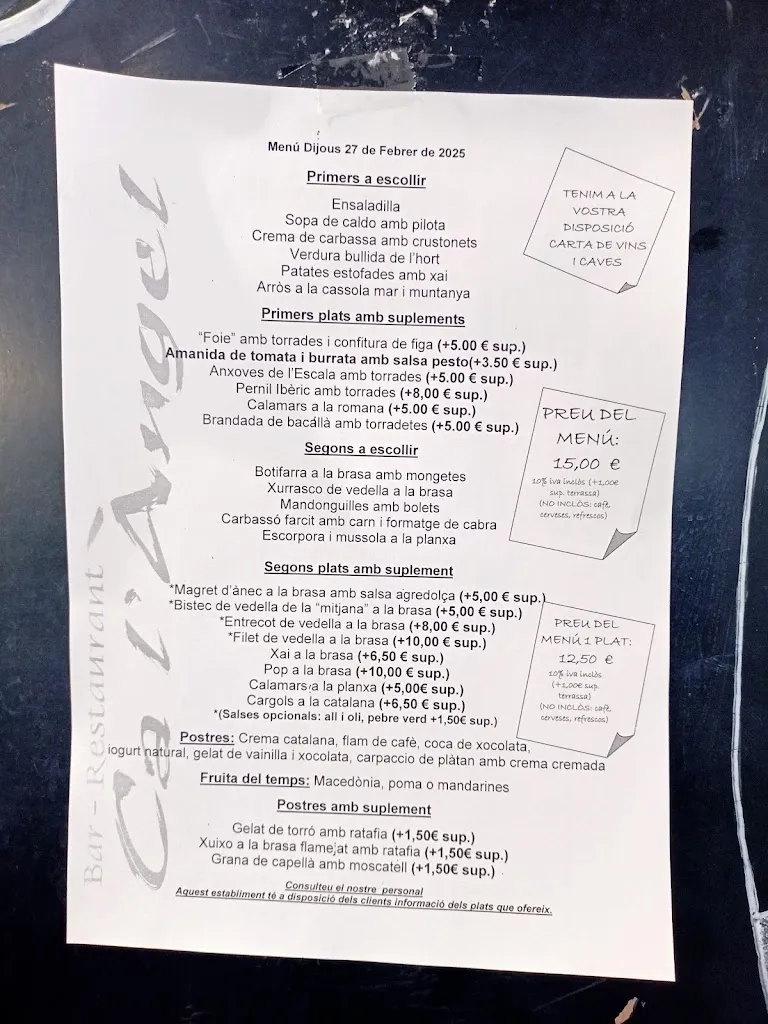 Menu_Bar Restaurant Ca L'Àngel_Fontcoberta_image_1