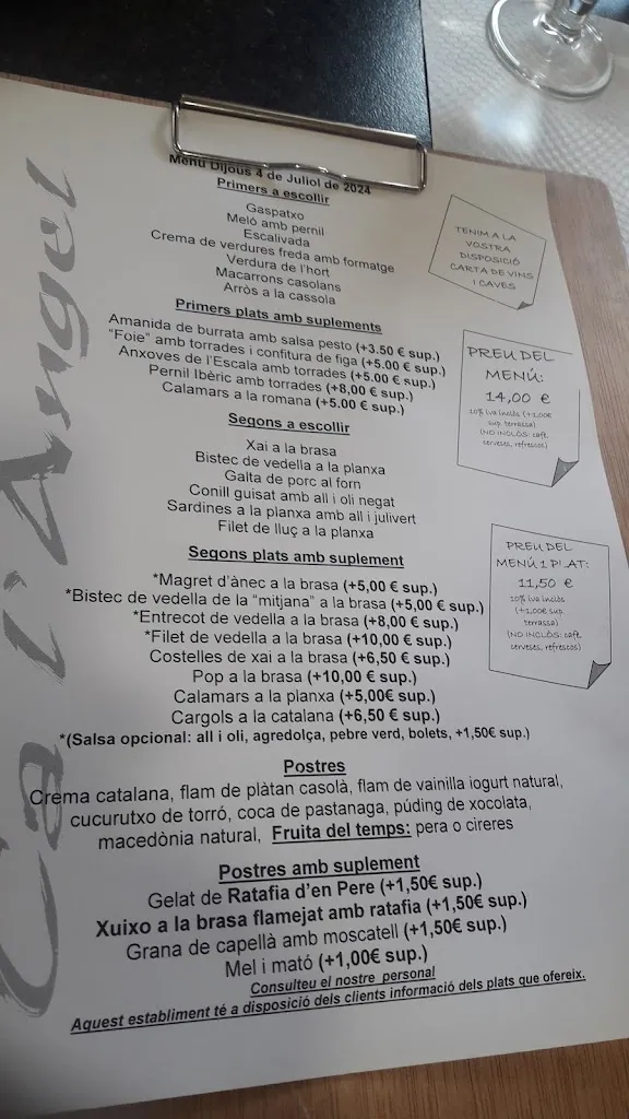 Menu_Bar Restaurant Ca L'Àngel_Fontcoberta_image_4