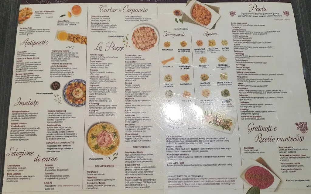 Menu_Restaurant La Tagliatella | Platja d'Aro, Girona_Castell-Platja dAro_image_1