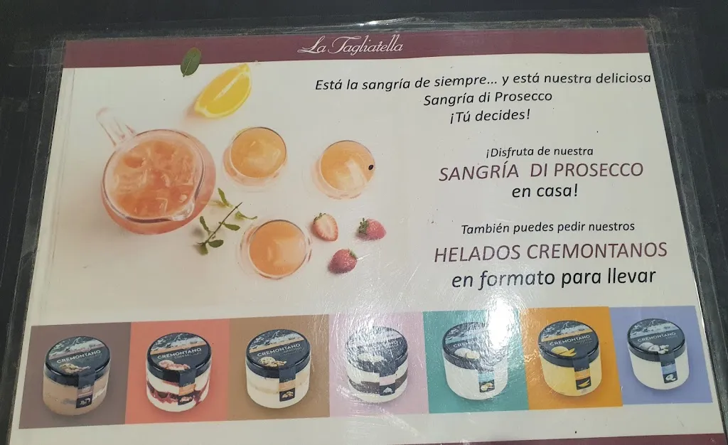 Menu_Restaurant La Tagliatella | Platja d'Aro, Girona_Castell-Platja dAro_image_2